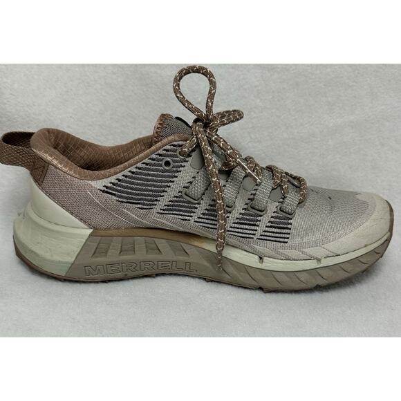 Merrell Agility Peak 4 Trail Beige Running Shoes Women's Size 6.5 Moonbeam EUC - Picture 7 of 10